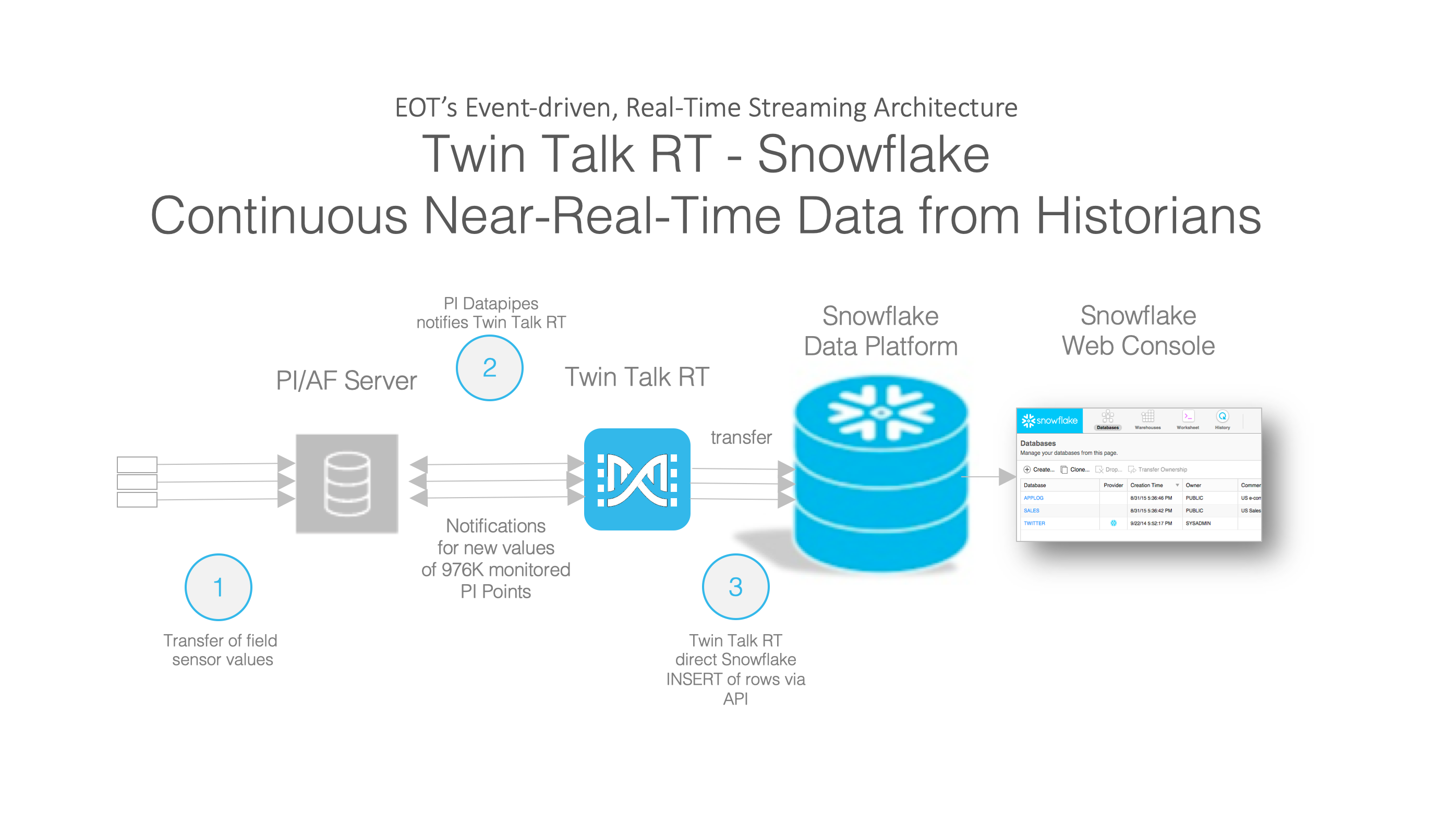 Twin Talk RT for Snowflake